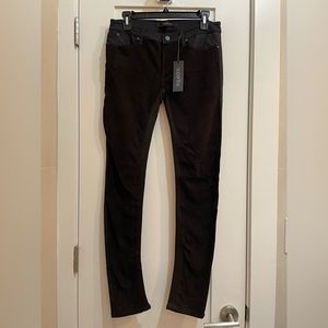 NWT RARE Superfine Suede/Denim Pants